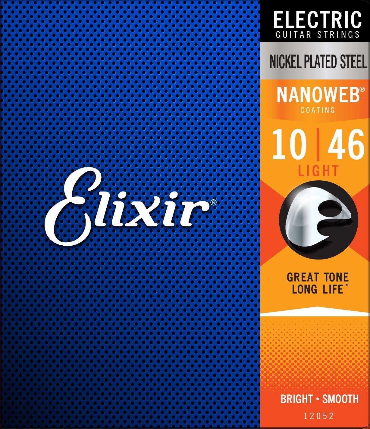 ELIXIR 12052 NANOWEB ELECTRIC GUITAR STRINGS 10-46 | ELIXIR , Zoso Music