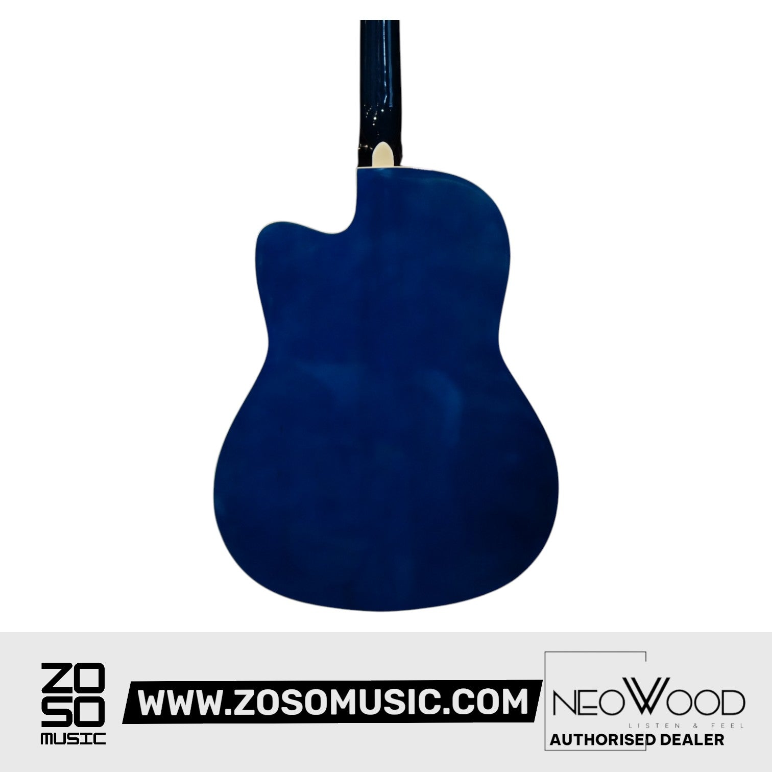 Neowood C10 BU 39Inch Acoustic Guitar Gloss Finish Blue |  NEOWOOD |  ACOUSTIC GUITAR |  Zoso Music