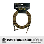 Neowood AMP006 3 Meter QTR- Right Angled QTR Instrument Cable |  NEOWOOD |  CABLES |  Zoso Music