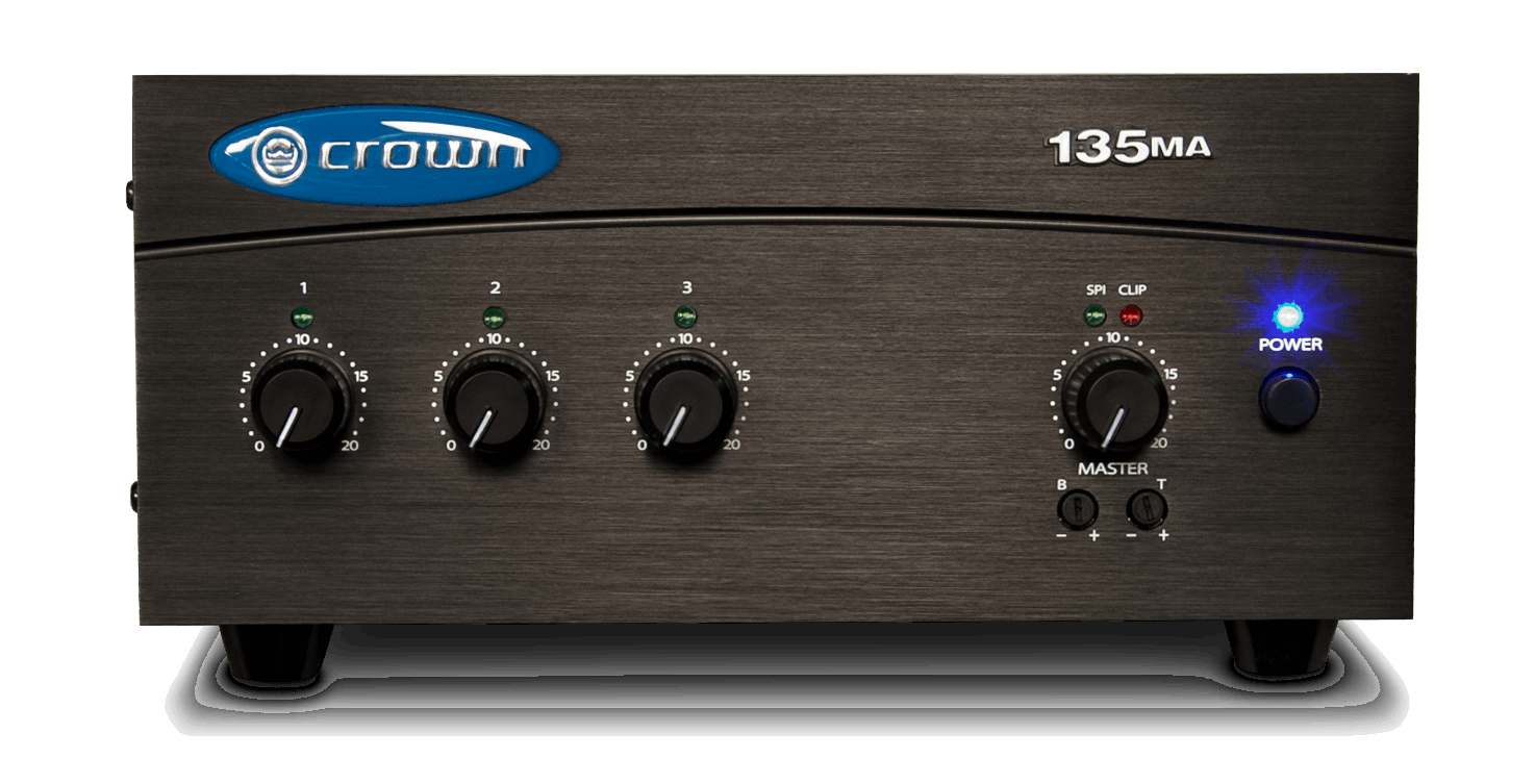 Crown 135MA Three-Input, 35-Watt Mixer/Amplifier ( 135-MA / 135 MA )