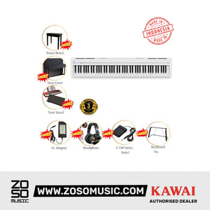 Kawai ES-120 Portable Digital Home Piano - White |  KAWAI |  PIANO-DIGITAL |  Zoso Music