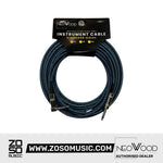 Neowood AMP006 3 Meter QTR- Right Angled QTR Instrument Cable |  NEOWOOD |  CABLES |  Zoso Music