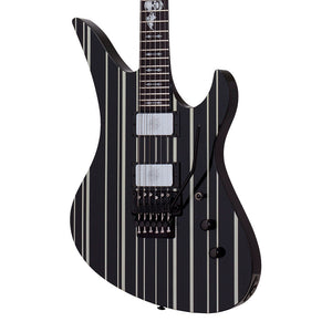 Schecter Synyster Custom - Gloss Black w/Silver Pin Stripes [MIK] |  SCHECTER |  ELECTRIC GUITAR |  Zoso Music