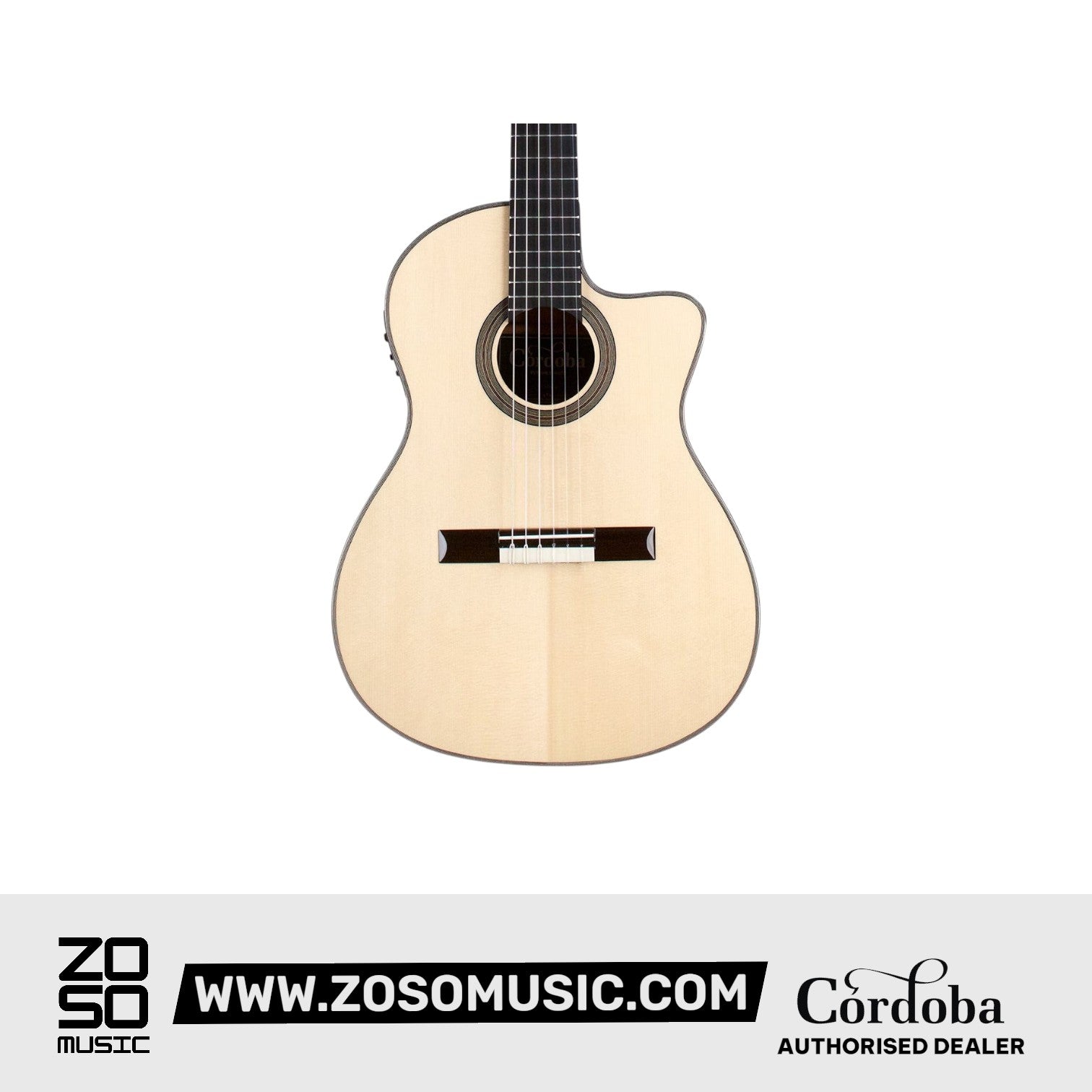 Cordoba Fusion 14 Maple Classical Guitar - Solid European Spruce Top, Flamed Maple Back & Sides, With Gator Guitar Case |  CORDOBA |  CLASSICAL GUITAR |  Zoso Music