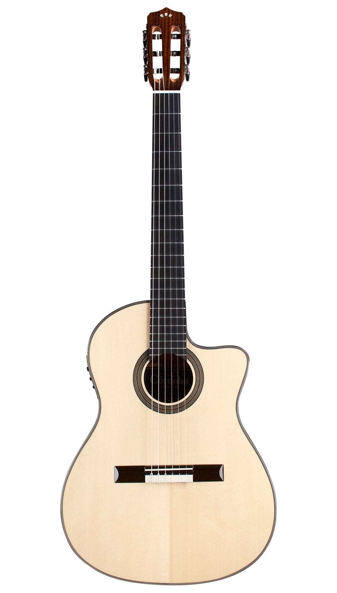 Cordoba Fusion 14 Maple Classical Guitar - Solid European Spruce Top, Flamed Maple Back & Sides, With Gator Guitar Case