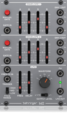Behringer 140 Dual Envelope/LFO Eurorack Module | BEHRINGER , Zoso Music