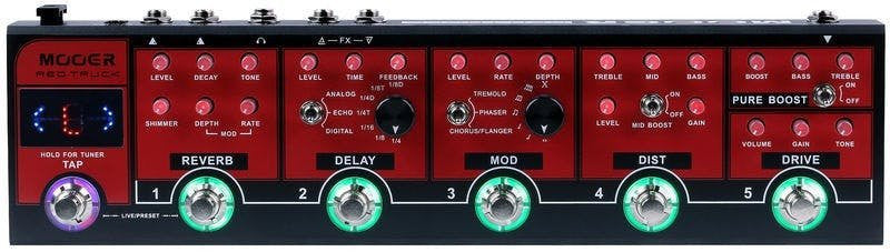 Mooer Red Truck Multi-Effects Pedal | Zoso Music Sdn Bhd