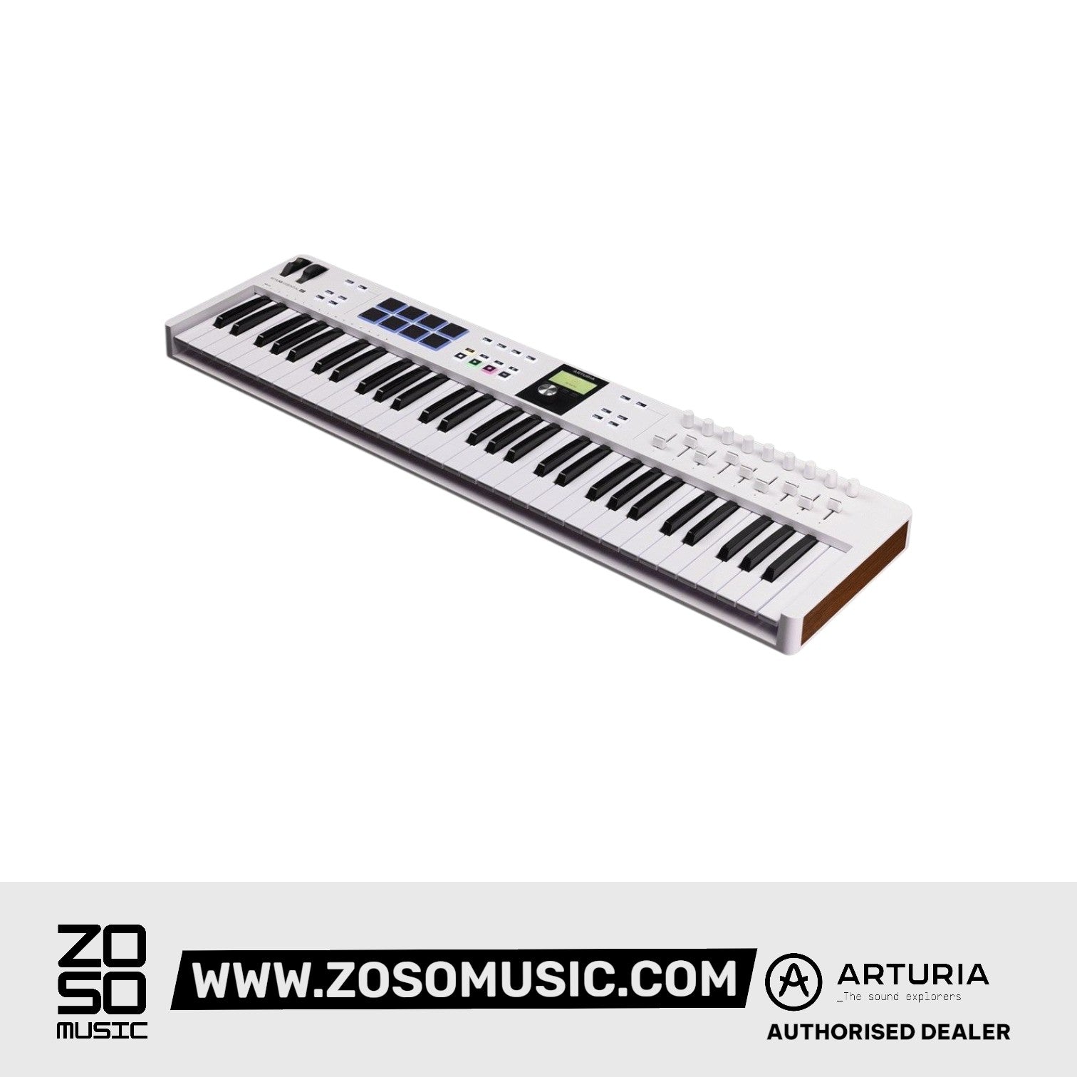 Arturia Keylab 61 MK3 Controller Keyboard, White |  ARTURIA |  KEYBOARD-MIDI CONTROLLER |  Zoso Music