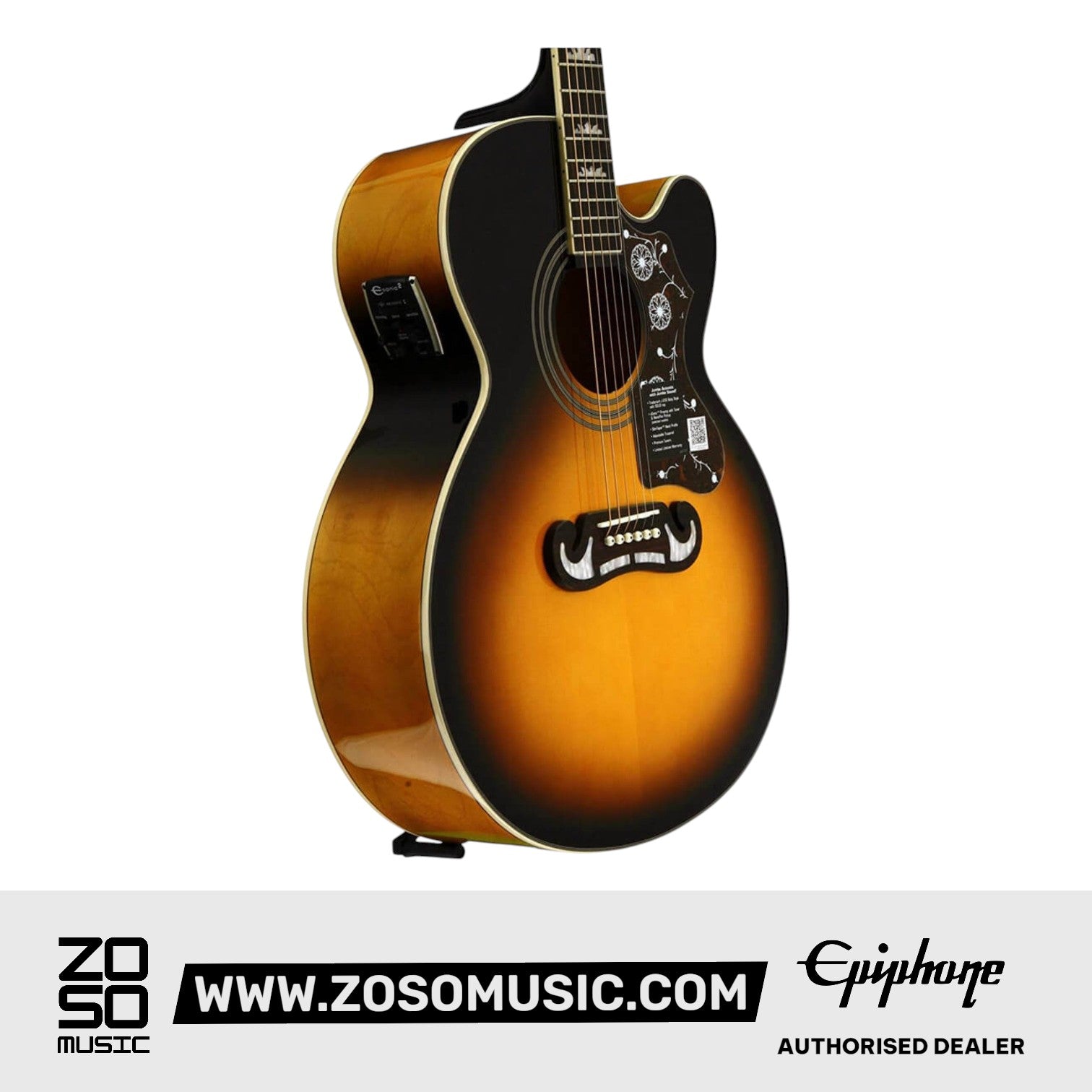 Epiphone J-200 EC Studio Acoustic Electric Guitar