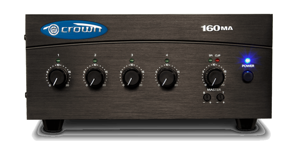Crown 160MA Four Channel, 60W @ 8Ω Power Amplifier ( 160-MA / 160 MA )