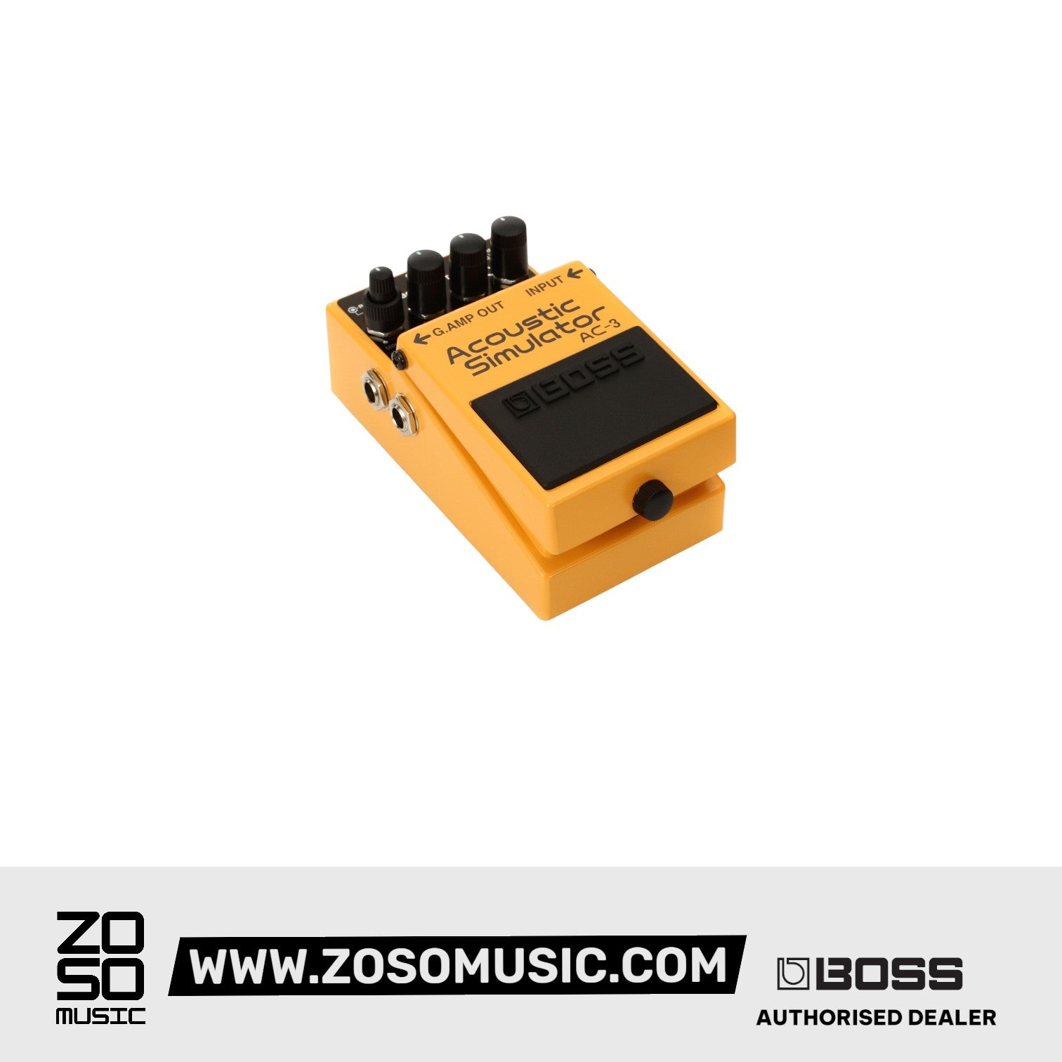 BOSS AC-3 ACOUSTIC SIMULATOR PEDAL | BOSS , Zoso Music