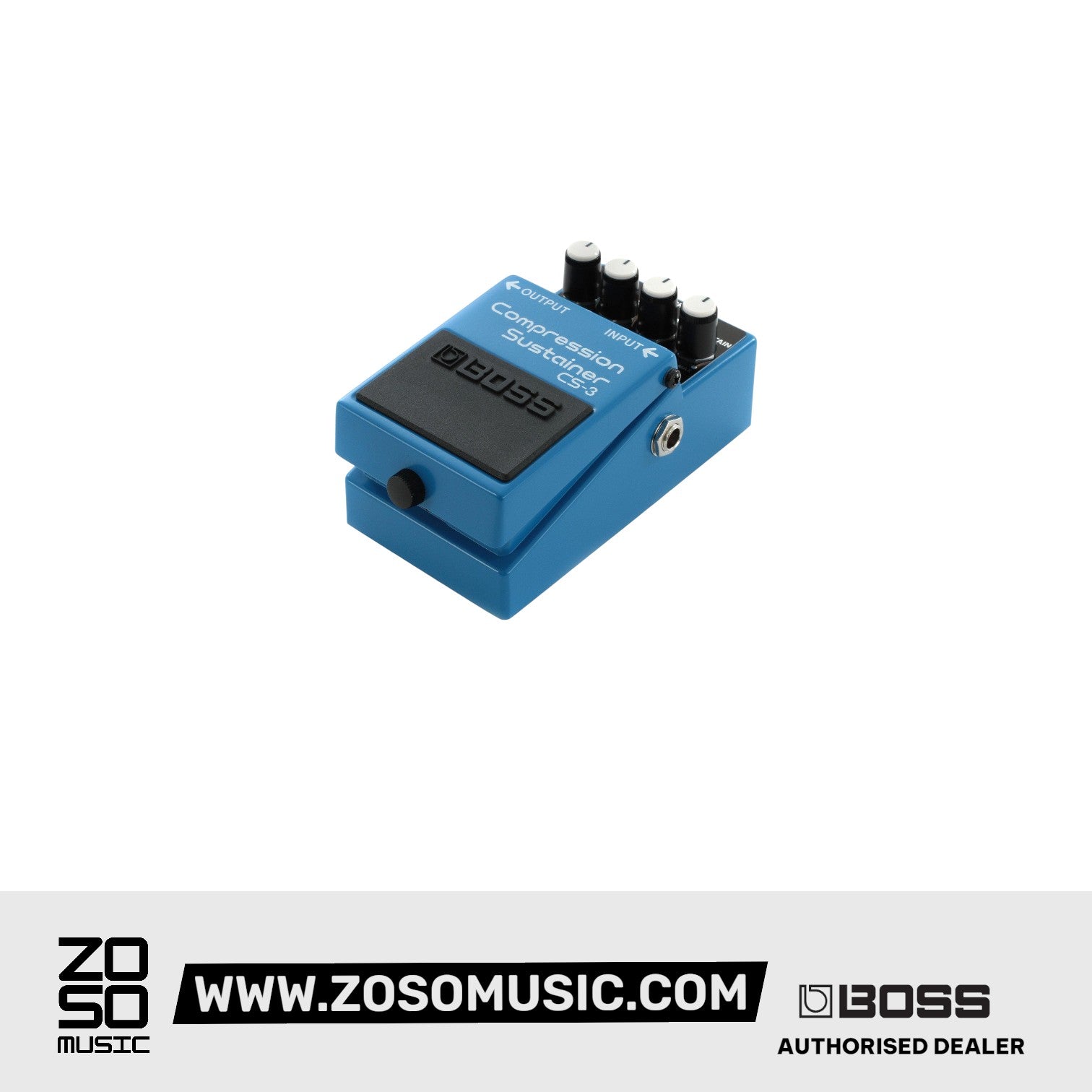 BOSS CS-3 COMPRESSION SUSTAINER PEDAL (CS3) | BOSS , Zoso Music