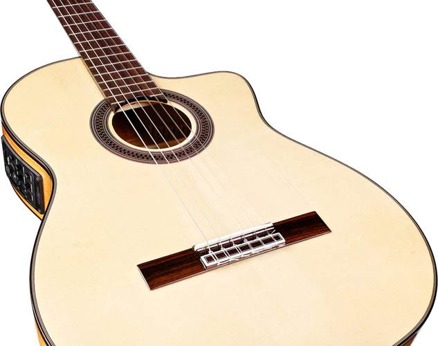 Cordoba GK Studio Limited Classical Guitar - Solid European Spruce Top, Ziricote Back & Sides with Pickup & Gator Guitar Case