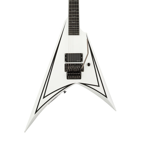 ESP Alexi Laiho Scythe - White with Black Pinstripe
