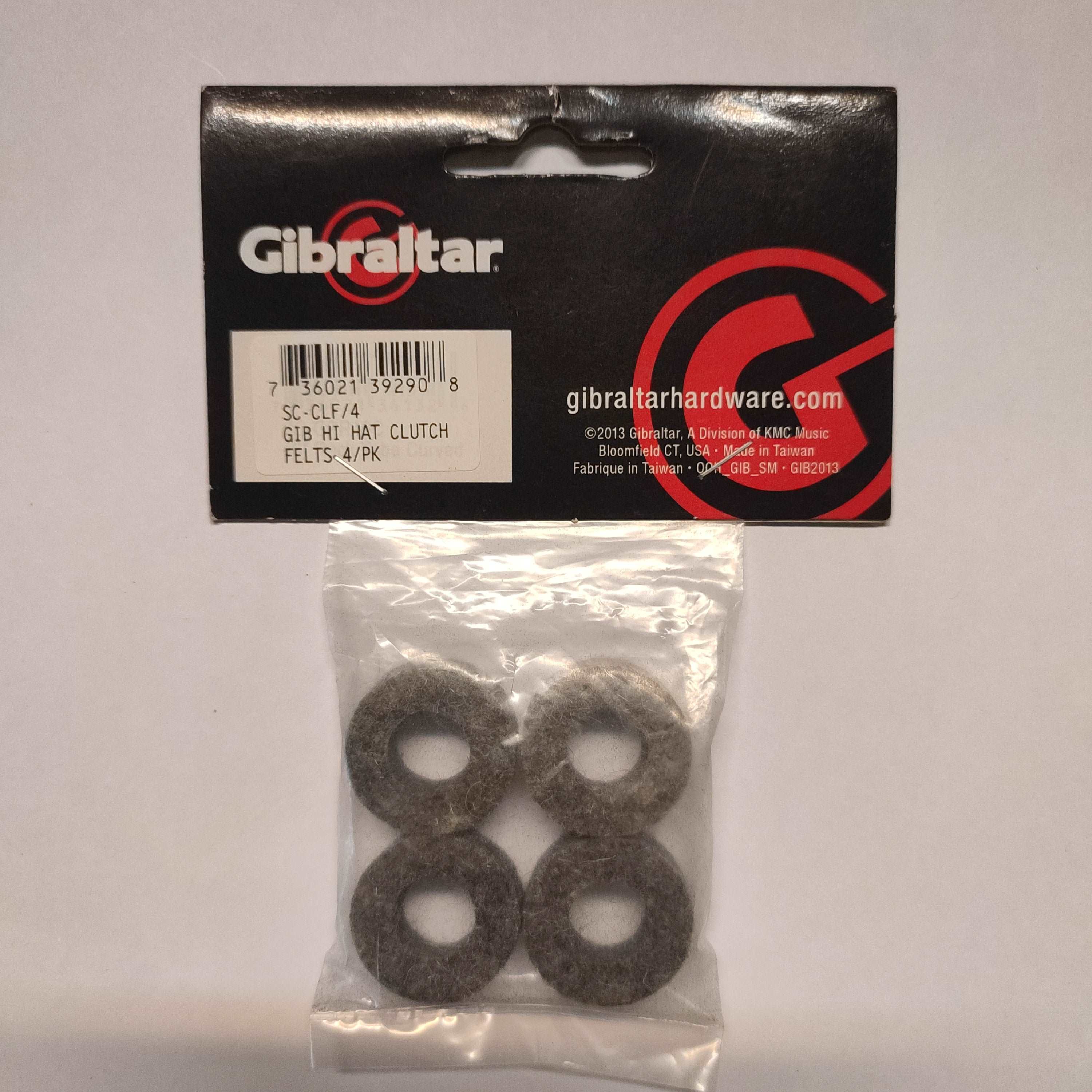 DISPLAY CLEARANCE - GIBRALTAR SC-CLF/4 HI HAT CLUTCH FELTS, 4PCS | GIBRALTAR , Zoso Music