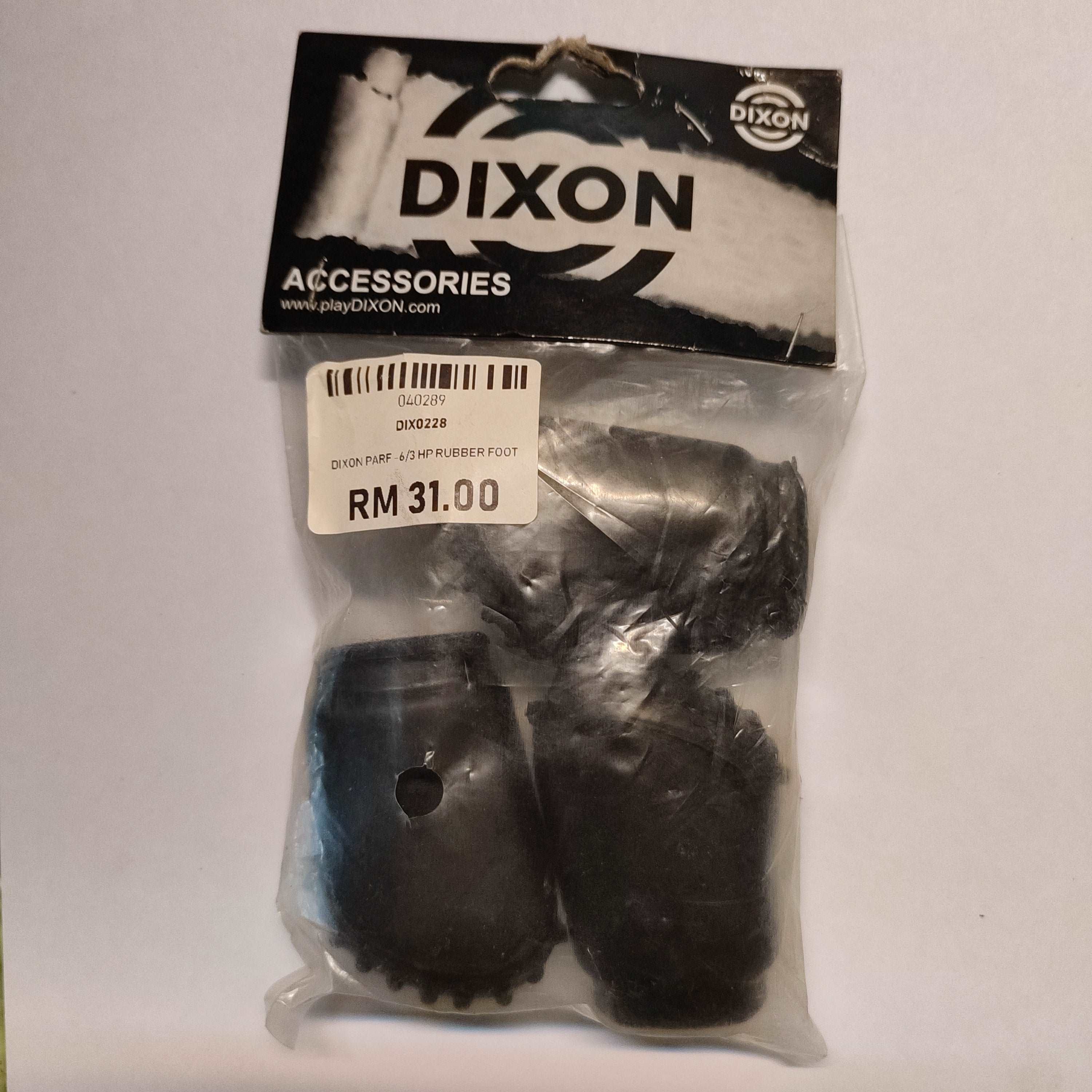 DISPLAY CLEARANCE - DIXON PARF -6/3 HP RUBBER FOOT, 3PCS | DIXON , Zoso Music
