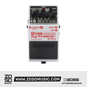 Boss SYB-5 Bass Synthesizer Guitar Pedal | Zoso Music Sdn Bhd