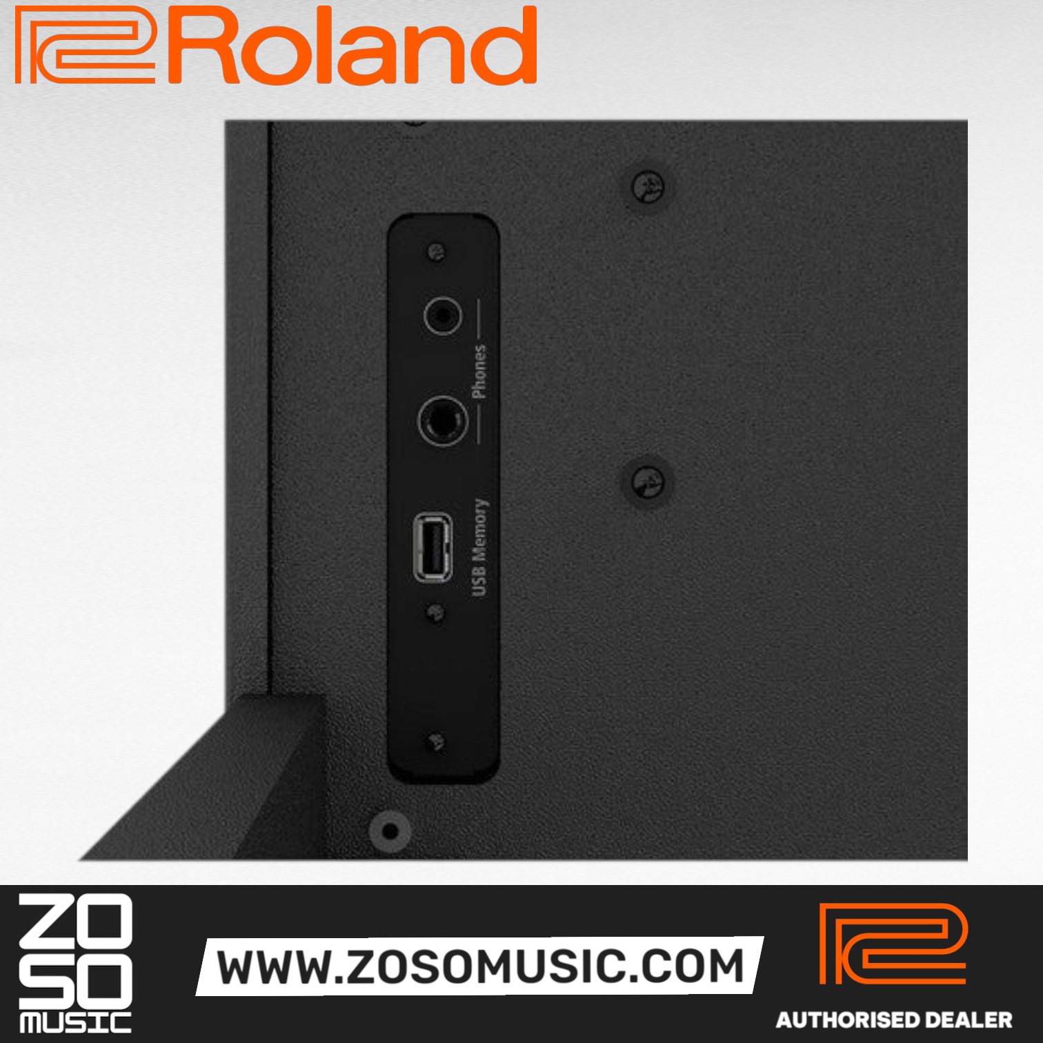 Roland RP107 Digital Piano with FREE RH-5 Headphone and Piano Bench - Black |  ROLAND |  PIANO-DIGITAL |  Zoso Music