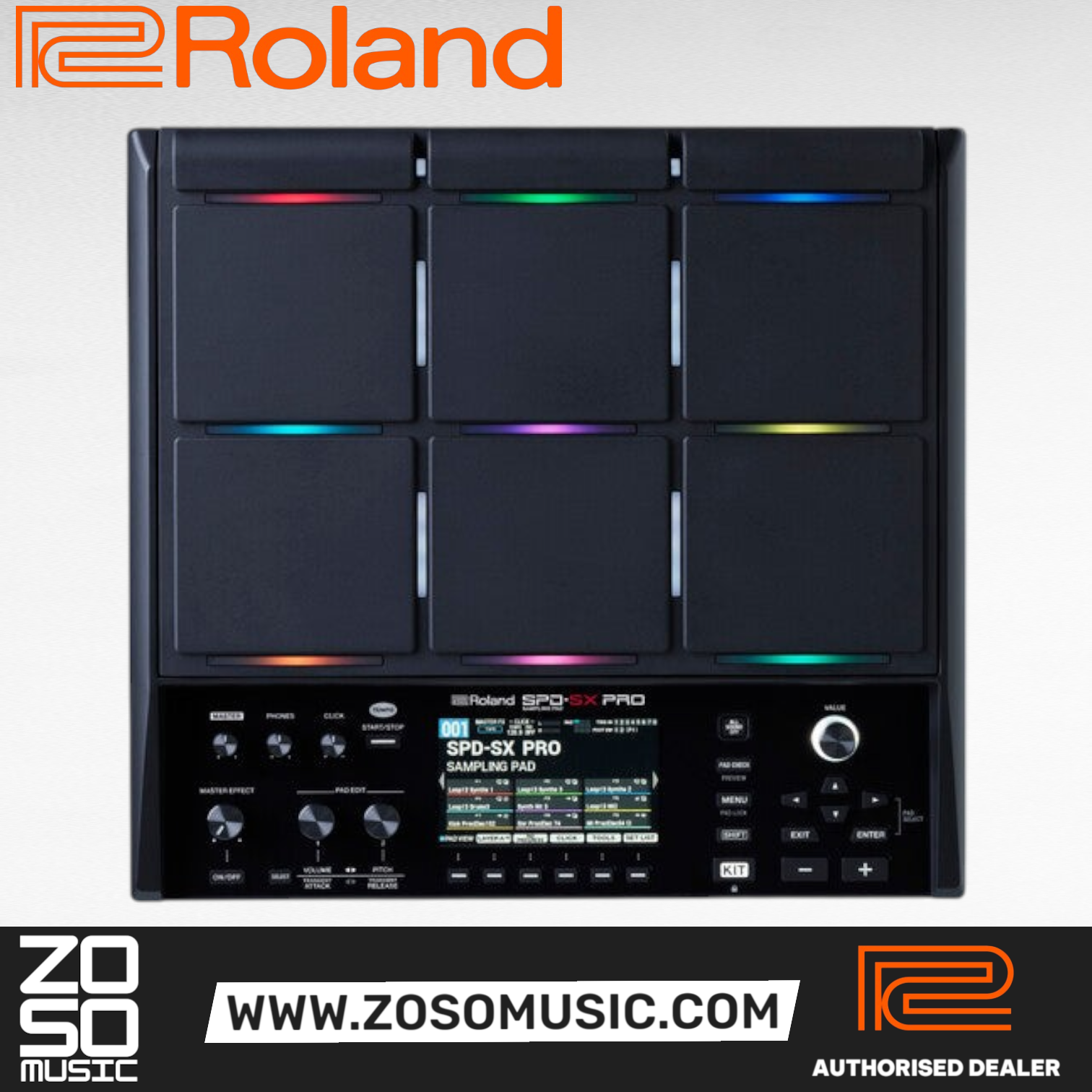 Roland SPD-SX Pro Sampling Pad |  ROLAND |  DRUM-SAMPLING PAD |  Zoso Music