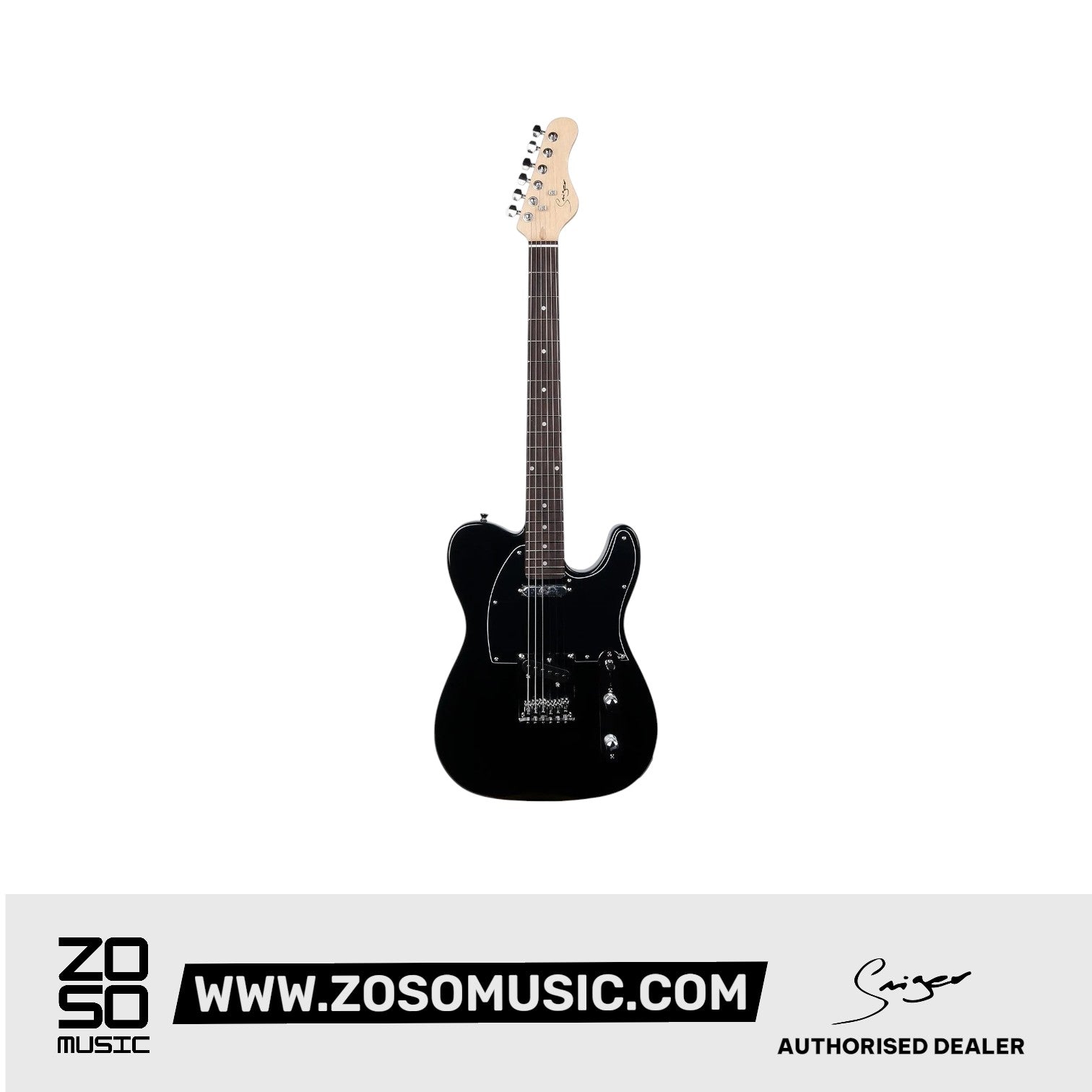 Smiger S-G17 Telecaster Black Electric Guitar |  SMIGER |  ELECTRIC GUITAR |  Zoso Music