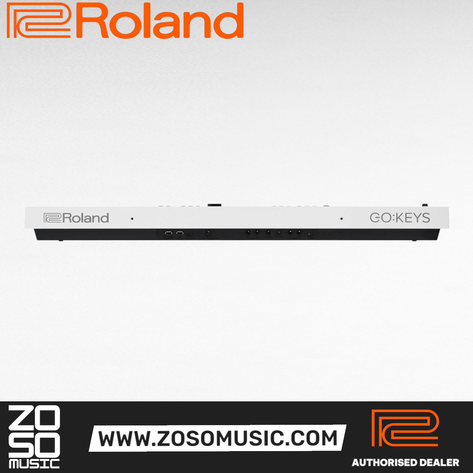Roland GO:KEYS 5 Keyboard - White |  ROLAND |  KEYBOARD-MIDI CONTROLLER |  Zoso Music