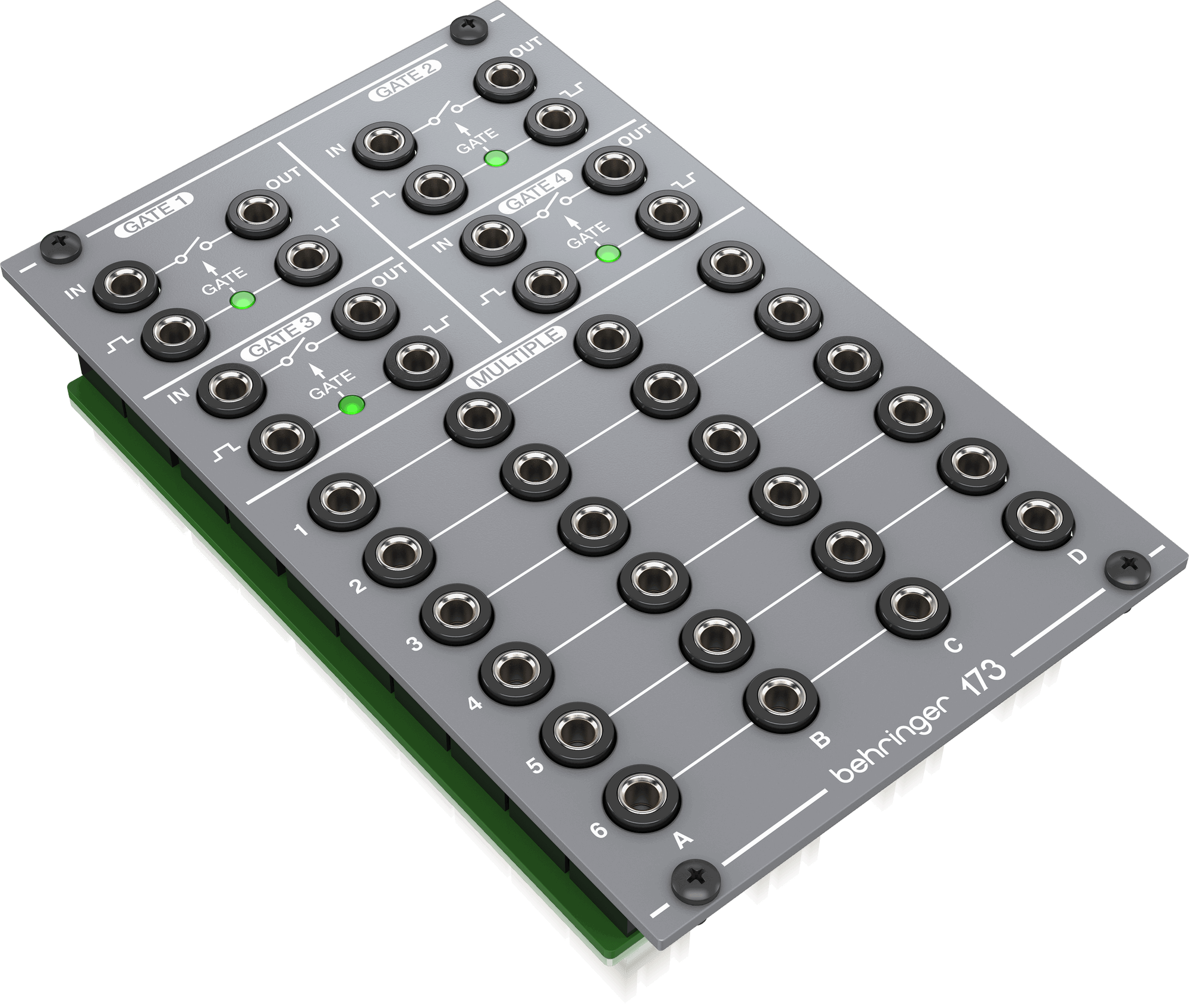 Behringer 173 Quad Gate / Multiples Eurorack Module | BEHRINGER , Zoso Music