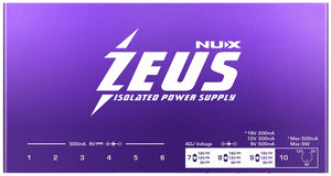 NUX NIP-Z10 ZEUS Guitar Pedal Isolated Power Supply | Zoso Music Sdn Bhd
