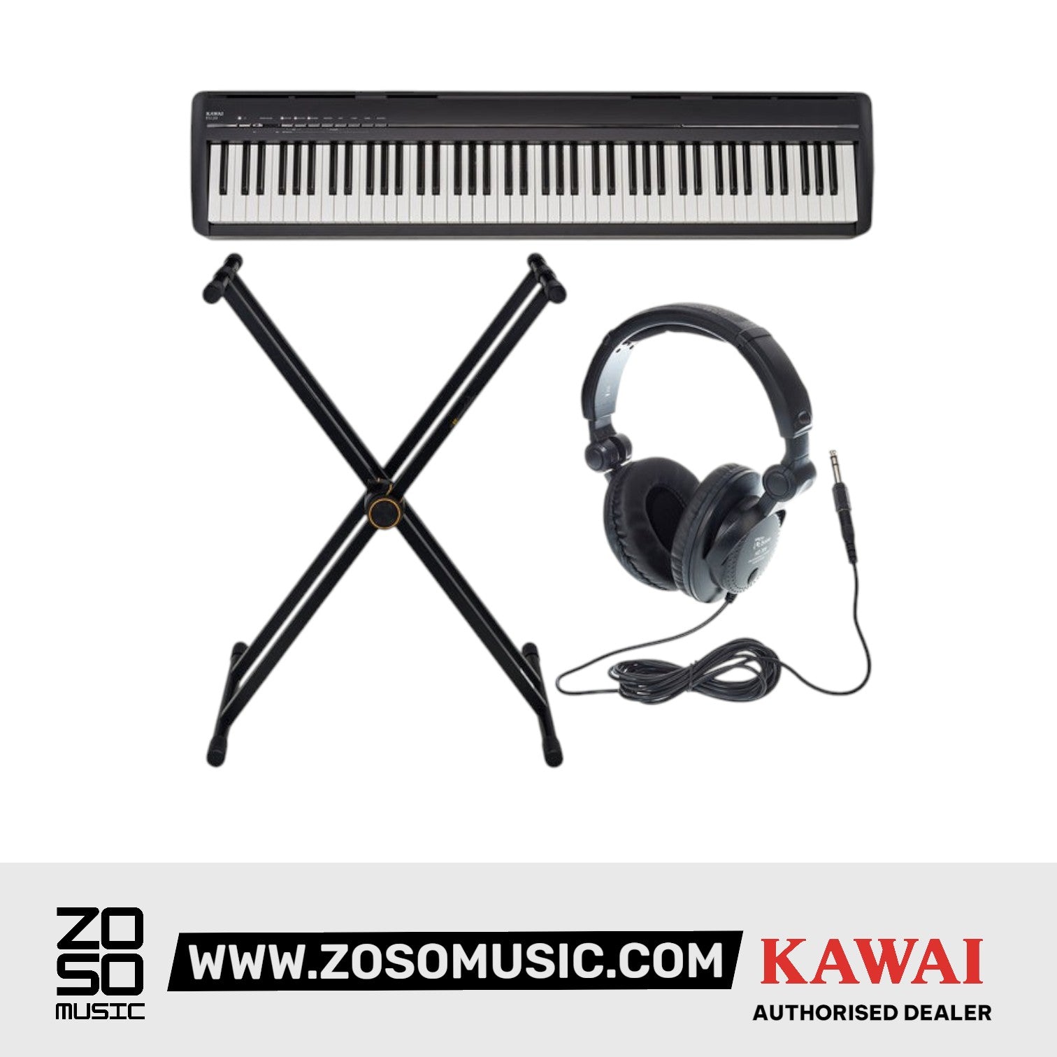 Kawai ES-120 Portable Digital Home Piano - Black |  KAWAI |  PIANO-DIGITAL |  Zoso Music