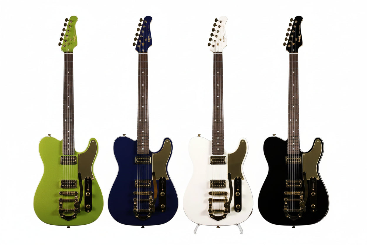 SQOE SETL1000FR 22-Fret Professional Electric Guitar – Premium Custom Series