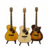 SQOE AC40C Premium 40-inch Cutaway Folk Guitar with Solid Top