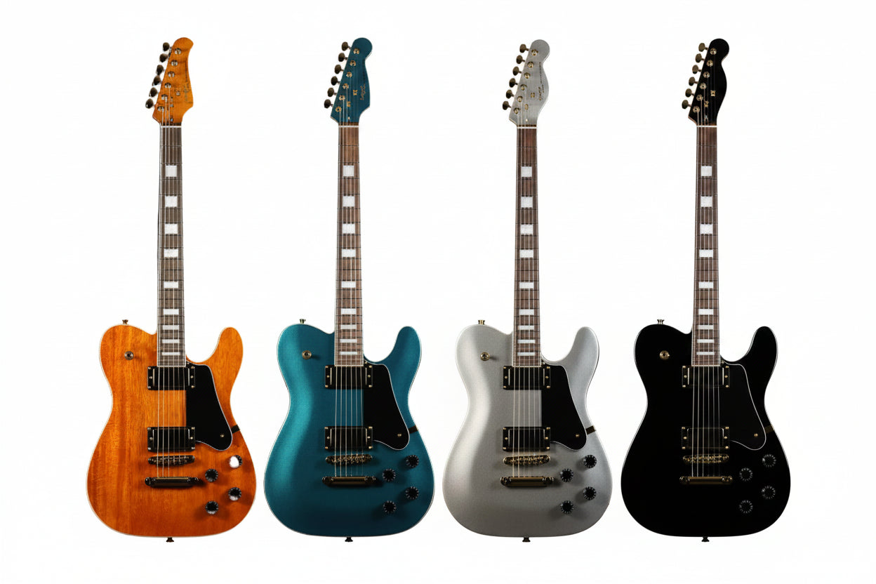 SQOE SETLP1100 22-Fret Professional Electric Guitar – Premium Custom Series