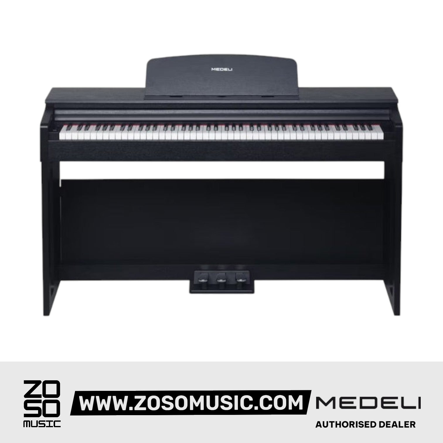 Medeli UP82 88 Keys Entry Level Upright Piano Package With Built In Metronome |  MEDELI |  PIANO-UPRIGHT |  Zoso Music