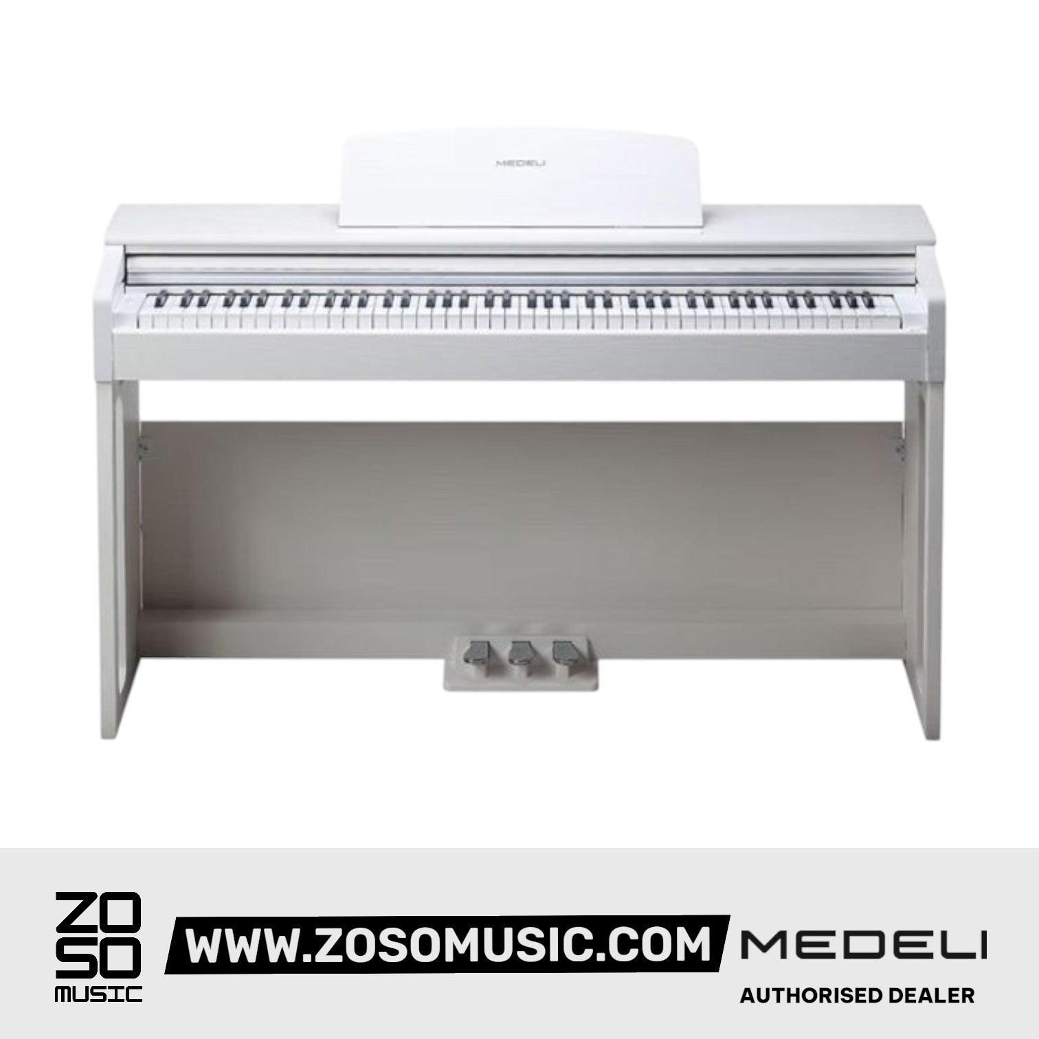 Medeli UP82 88 Keys Entry Level Upright Piano Package With Built In Metronome |  MEDELI |  PIANO-UPRIGHT |  Zoso Music