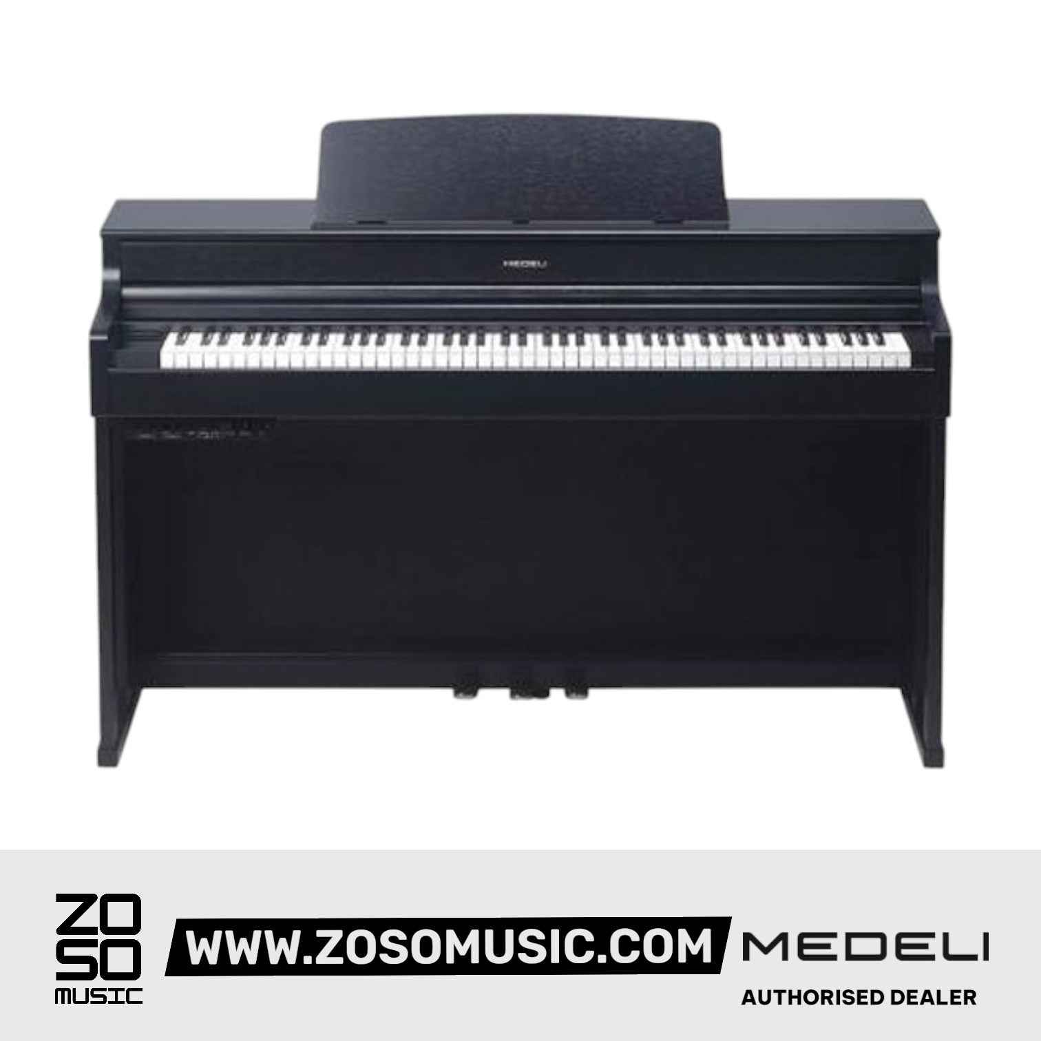 Medeli UP605 88 Keys Upright Piano Package with Woodgrain Finish Built in Bluetooth MIDI and Audio |  MEDELI |  PIANO-UPRIGHT |  Zoso Music