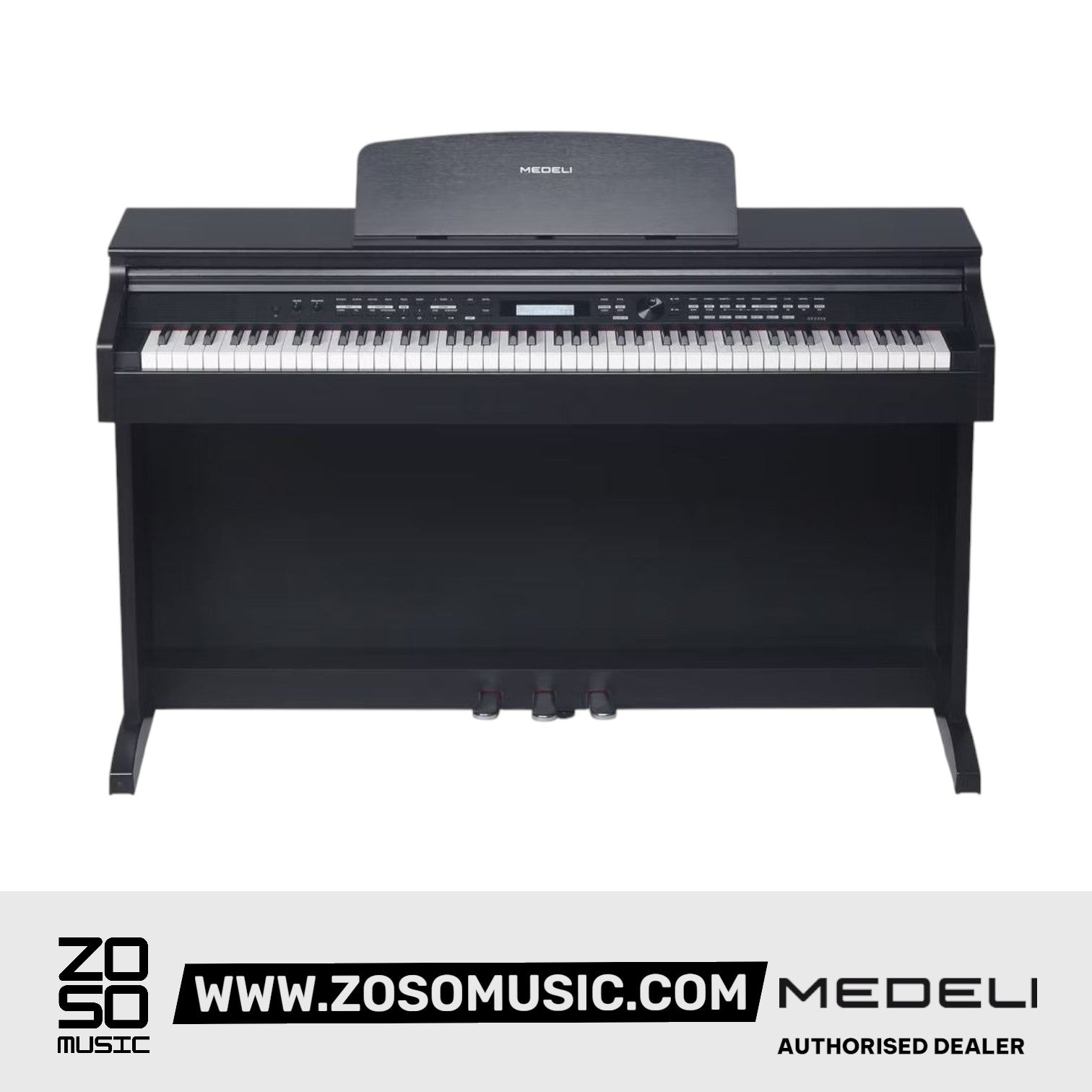 Medeli DP530E 88 Keys Upright Piano Package With Backlit LCD Display for Versatile |  MEDELI |  PIANO-UPRIGHT |  Zoso Music