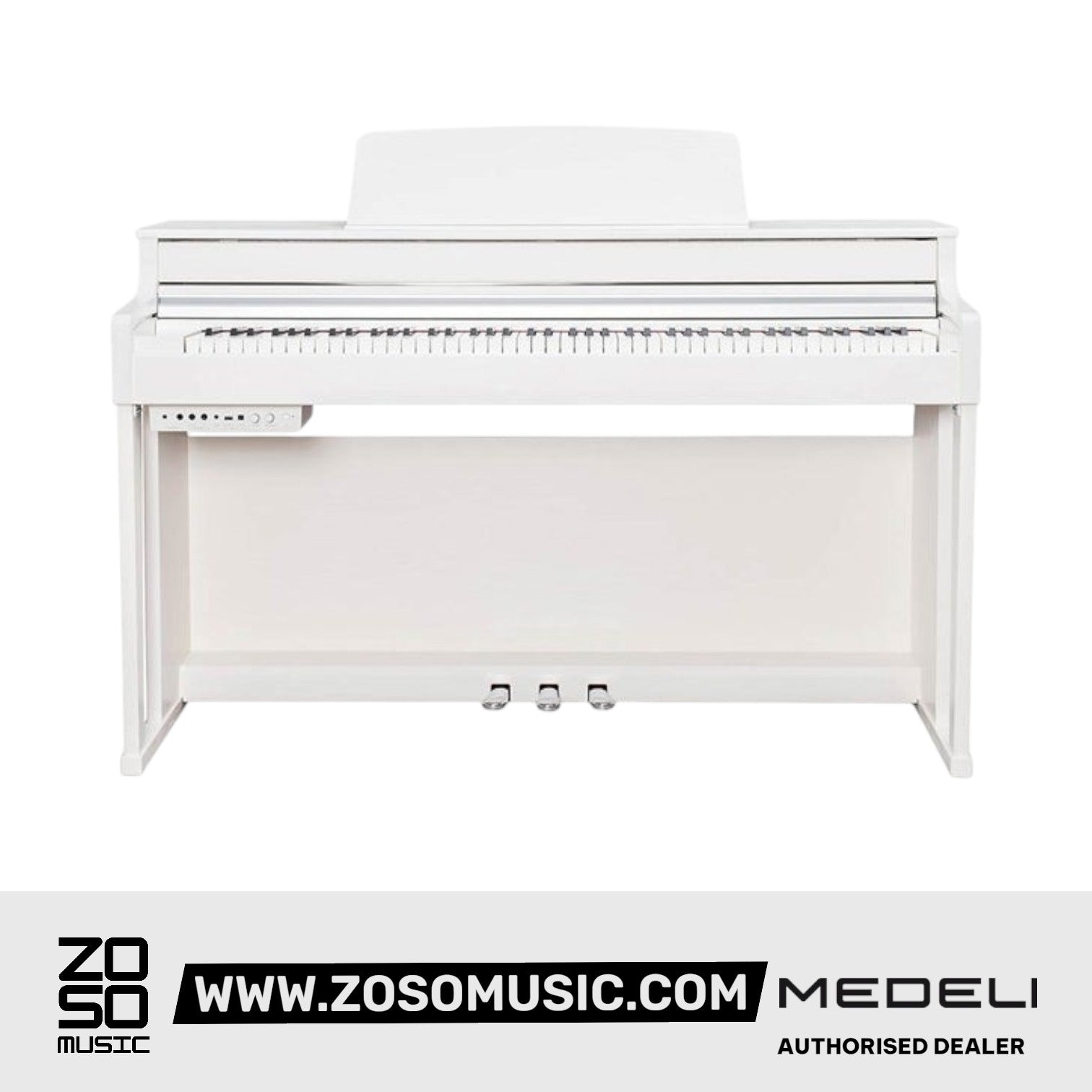 Medeli UP405E 88 Keys Upright Piano Package With Graded Action 3 Sensor Premium |  MEDELI |  PIANO-DIGITAL |  Zoso Music