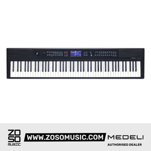 Medeli SP-A500 88 Keys Compact Portable Digital Piano With Backlit LCD Built in Instrument Sound |  MEDELI |  KEYBOARD-PORTABLE |  Zoso Music