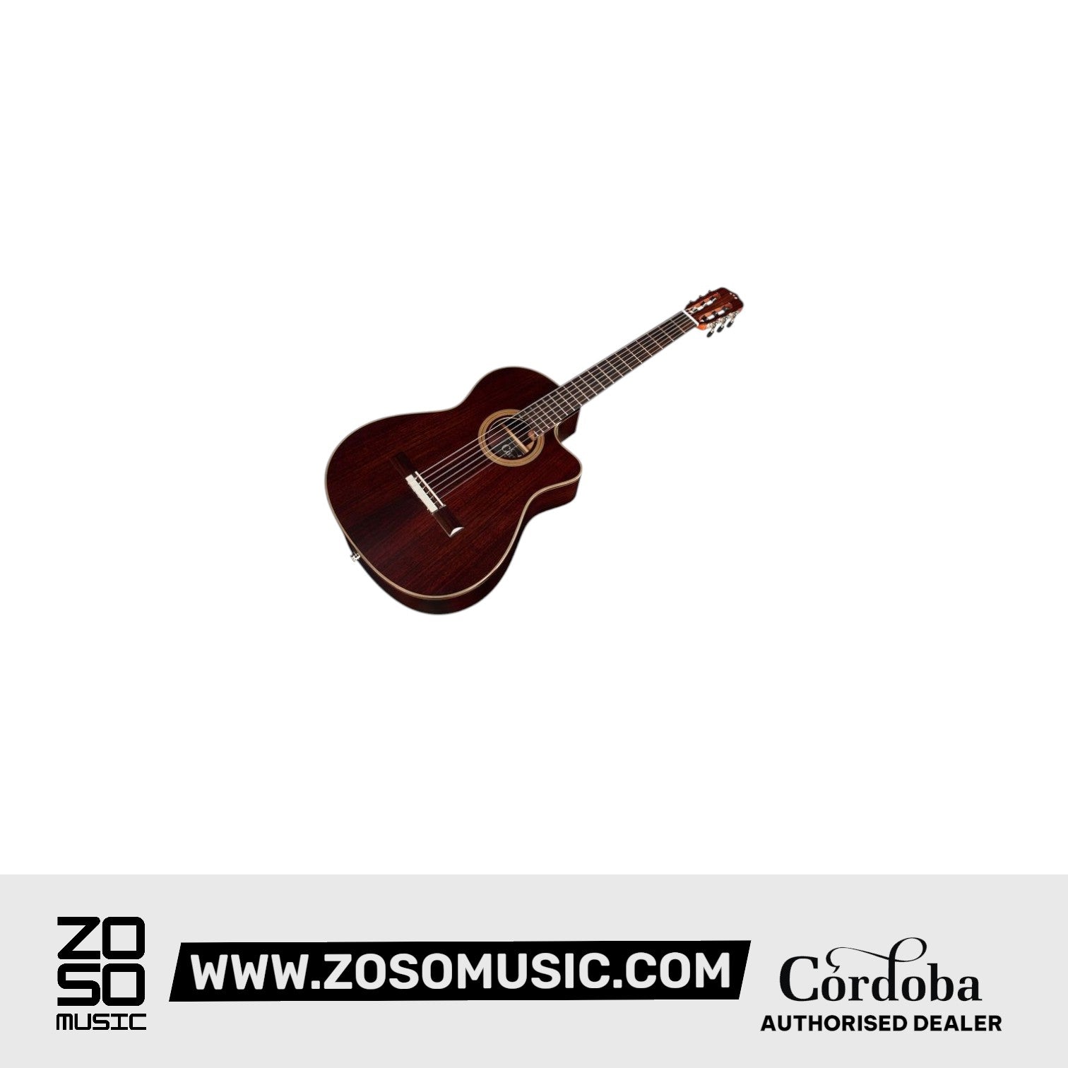 Cordoba Fusion 12 Rose II Acoustic Nylon Guitar - Spruce Top, Rosewood Back & Sides |  CORDOBA |  ACOUSTIC GUITAR |  Zoso Music