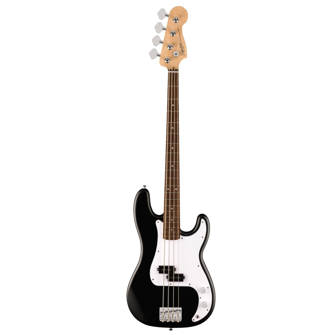 Squier Debut Series Precision Bass Guitar, Laurel FB, Black |  SQUIER BY FENDER |  BASS GUITAR |  Zoso Music