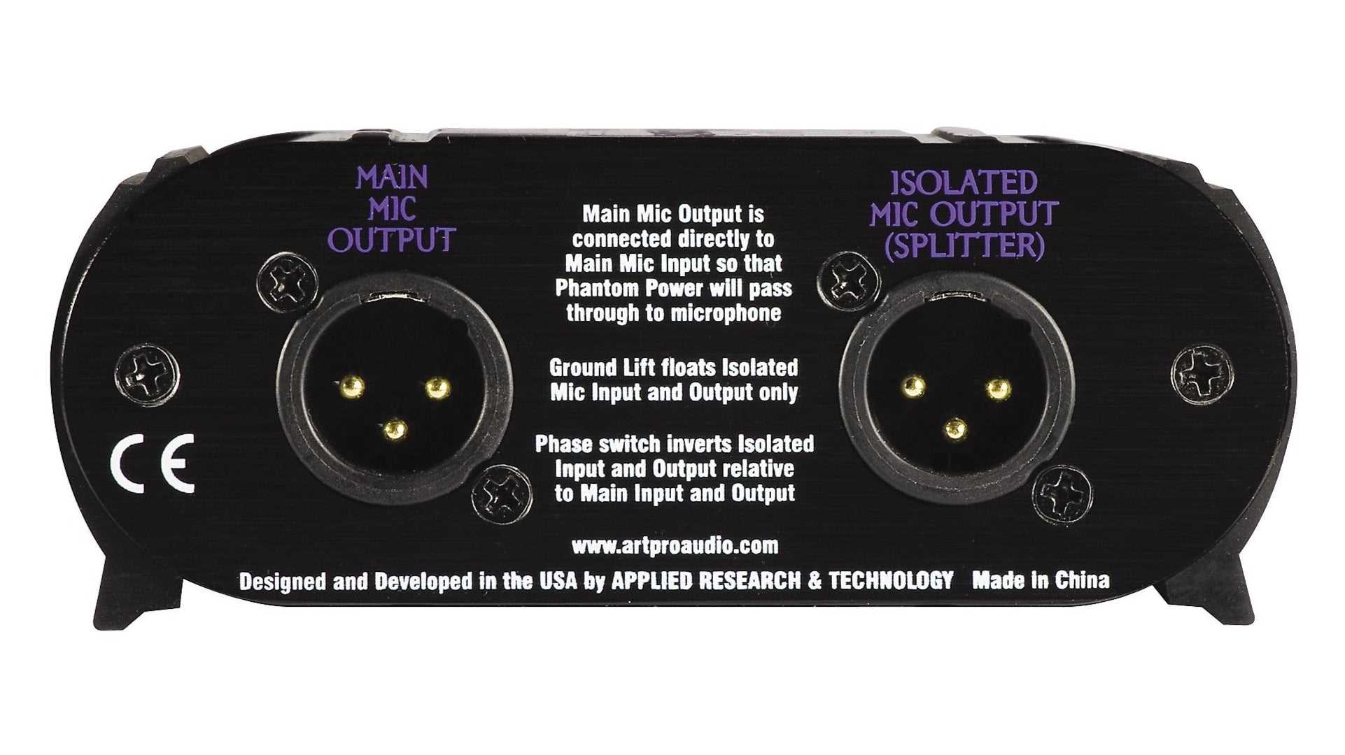 ART SPLITCom Pro 2-way Mic Signal Splitter/Combiner