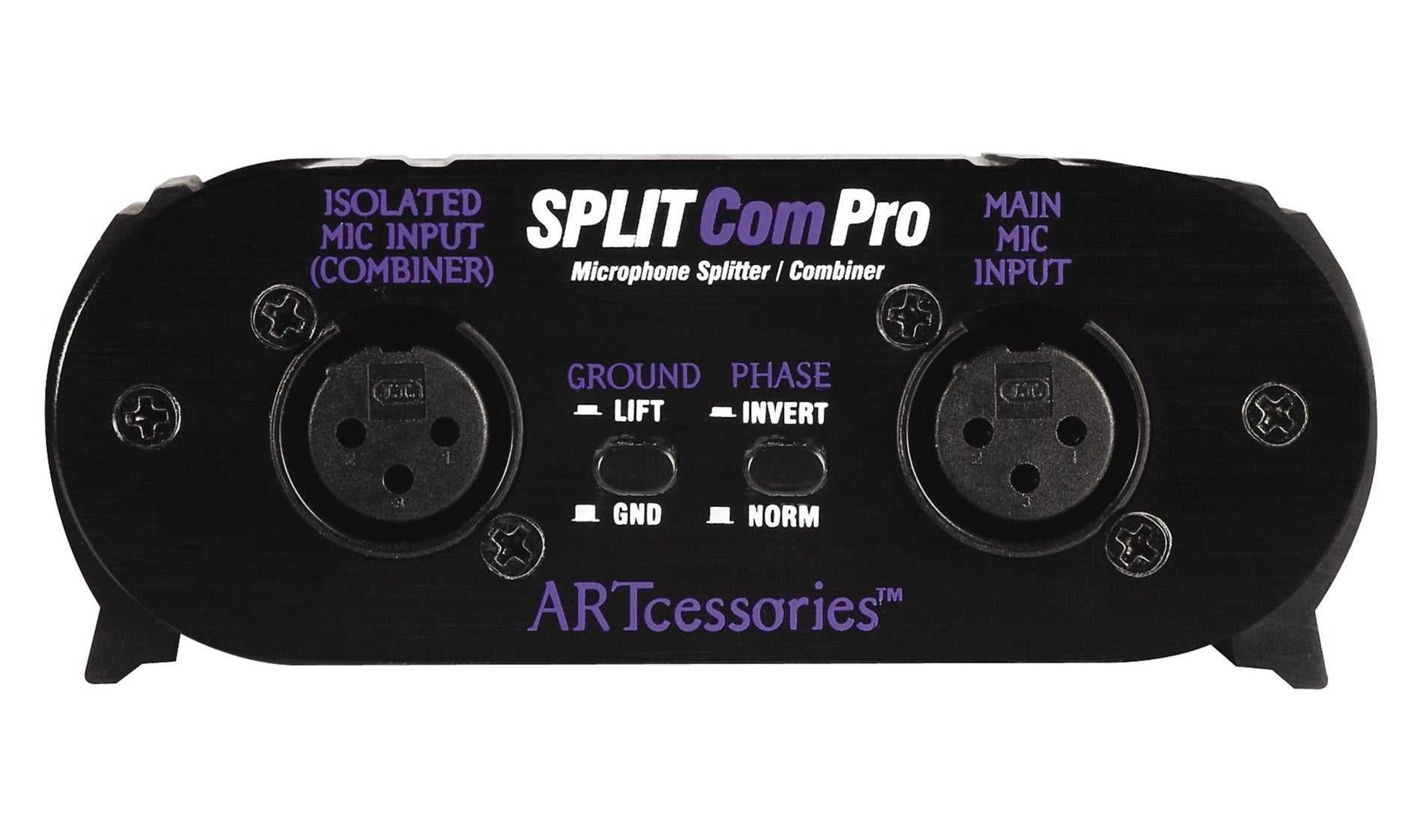 ART SPLITCom Pro 2-way Mic Signal Splitter/Combiner