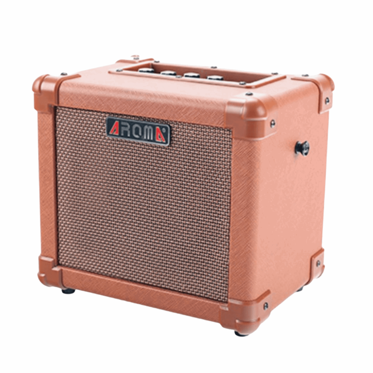 Aroma AG10AM Portable Compact Acoustic Guitar Amp 10 Watts (Rechargeable & Looping) | AROMA , Zoso Music