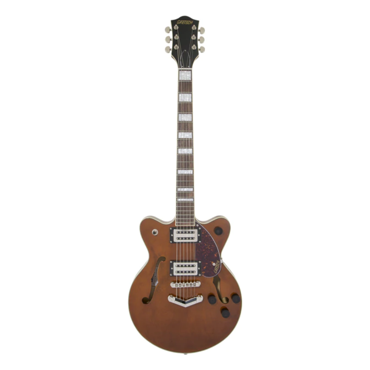 Gretsch G2655T Streamliner Centre Block Jr Double-Cut Guitar w/V-Stoptail, Single Barrel Stain |  GRETSCH |  ELECTRIC GUITAR |  Zoso Music