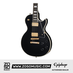 (Epiphone Inspired by Gibson Custom) Epiphone Les Paul Custom Electric Guitar - Ebony
 | Zoso Music Sdn Bhd