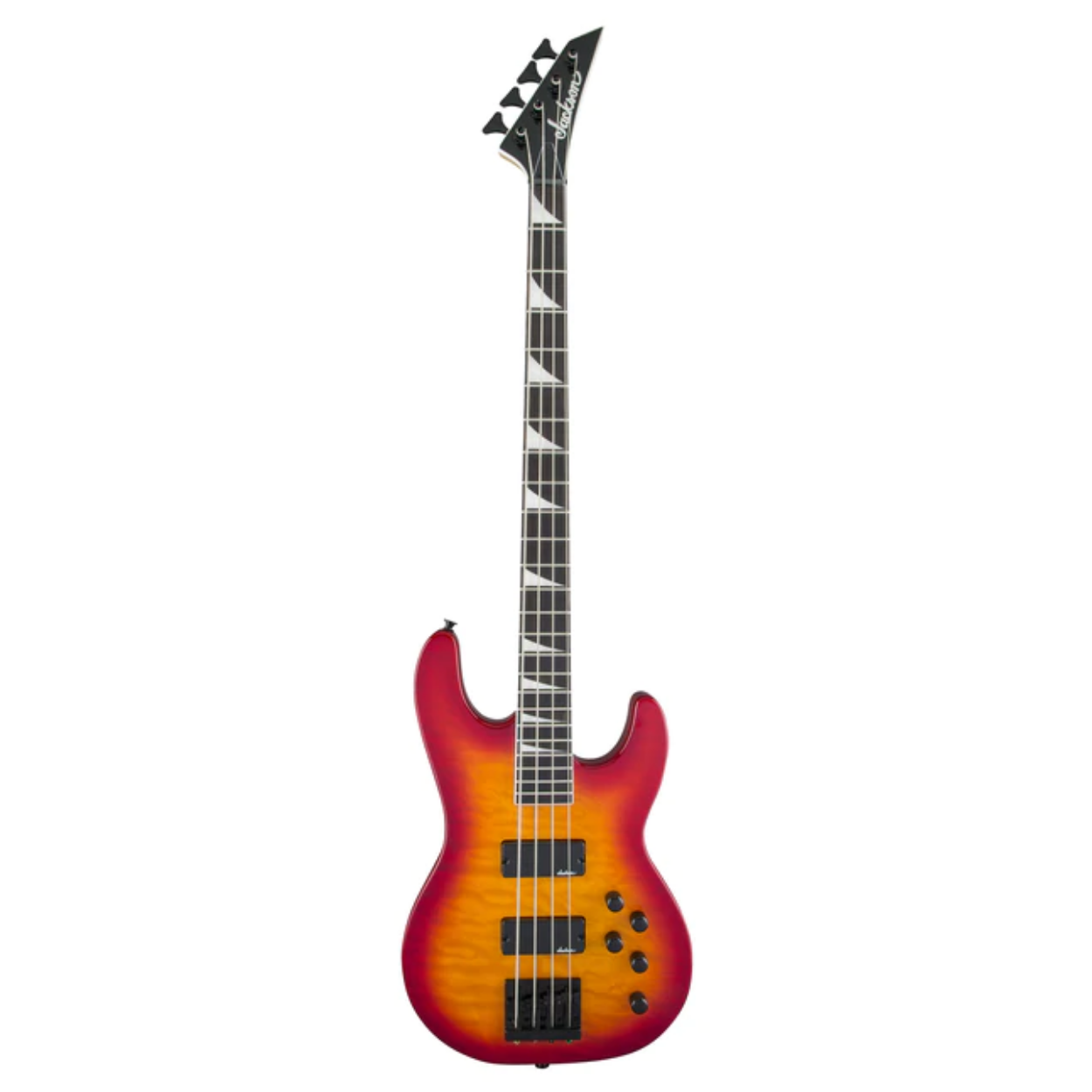 Jackson JS Series Concert Bass JS3Q Guitar, Amaranth FB, Cherry Burst |  JACKSON |  BASS GUITAR |  Zoso Music
