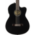 Fender CN-140SCE Nylon Classical Guitar w/Case, Walnut FB, Black |  FENDER |  CLASSICAL GUITAR |  Zoso Music