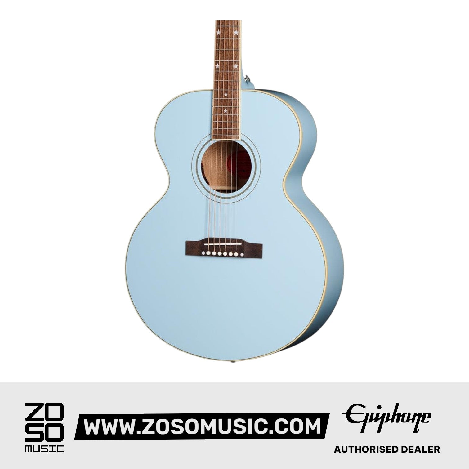 (Epiphone Inspired by Gibson Custom) Epiphone ECJ180LSEBNH1 J-180 LS Acoustic-Electric Guitar