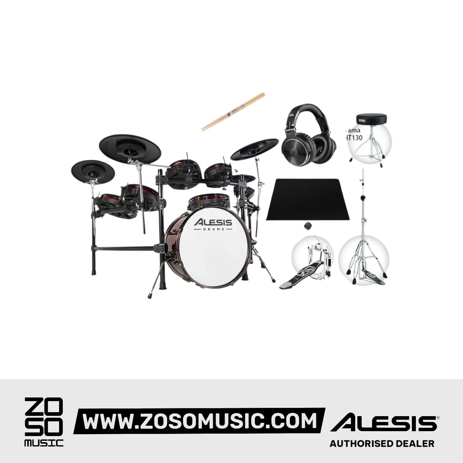Alesis Strata Prime Electronic Drum Kit |  ALESIS |  DRUM-ELECTRONIC |  Zoso Music