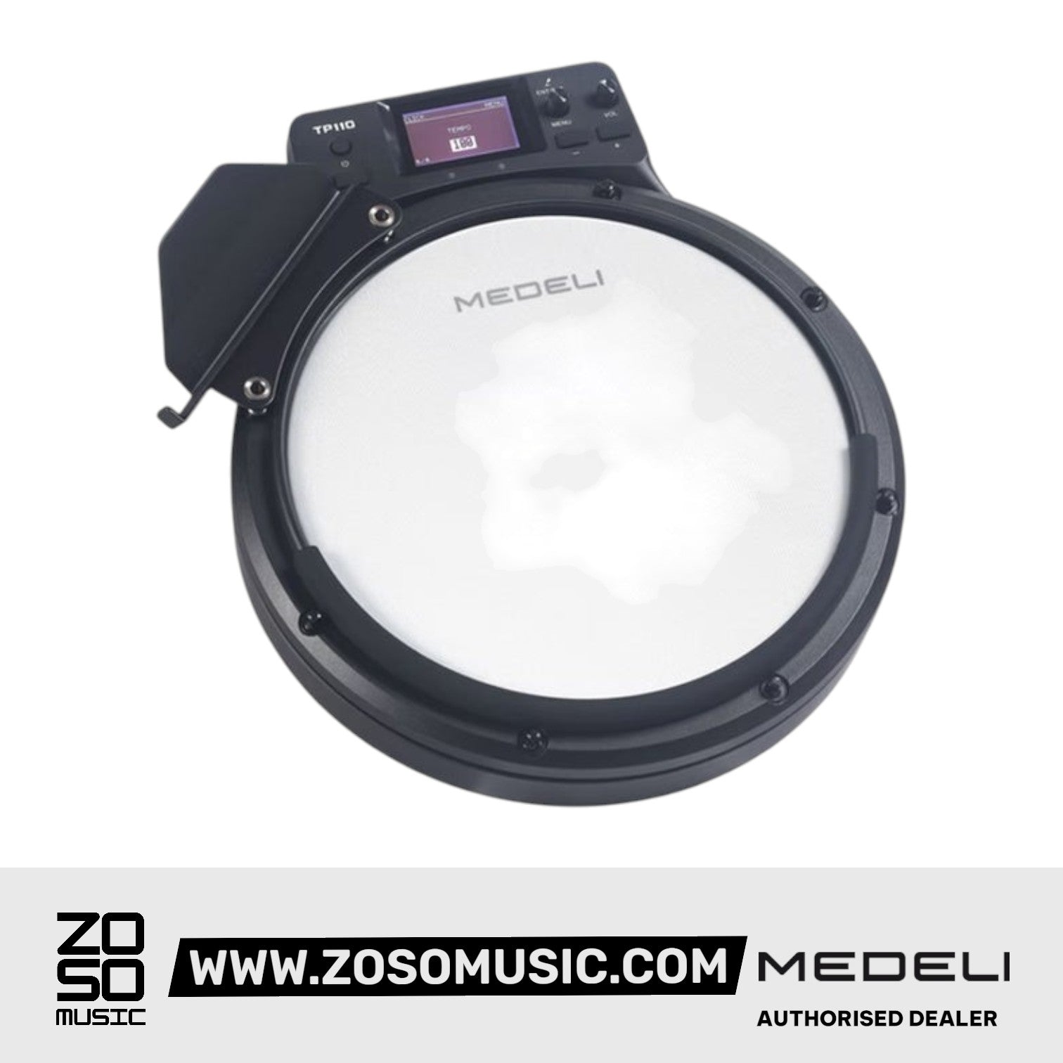 Medeli TP110 Portable Electronic Practice Pad for Beginner and Professional |  MEDELI |  DRUM-PRACTICE PAD |  Zoso Music