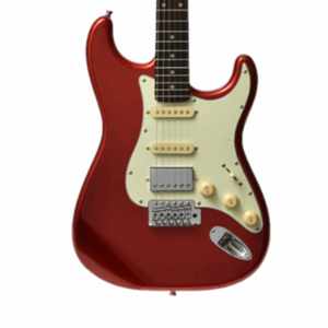Bacchus Bst-2-rsm/r-car Universe Series Roasted Maple Electric Guitar,candy Apple Red With Bag